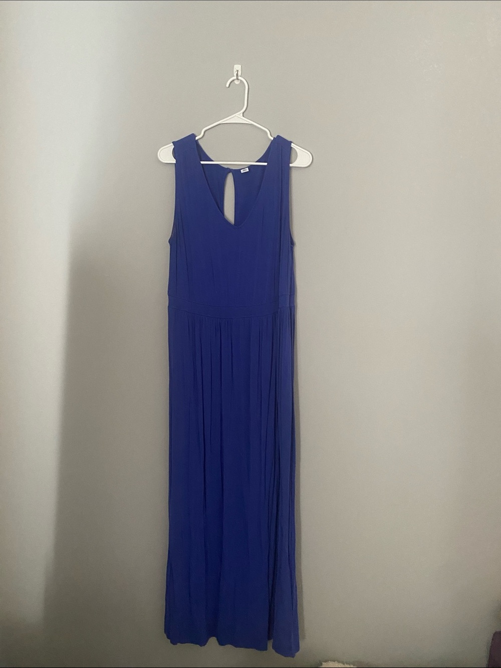 Sleeveless Royal Blue Maxi Dress Sz 1X